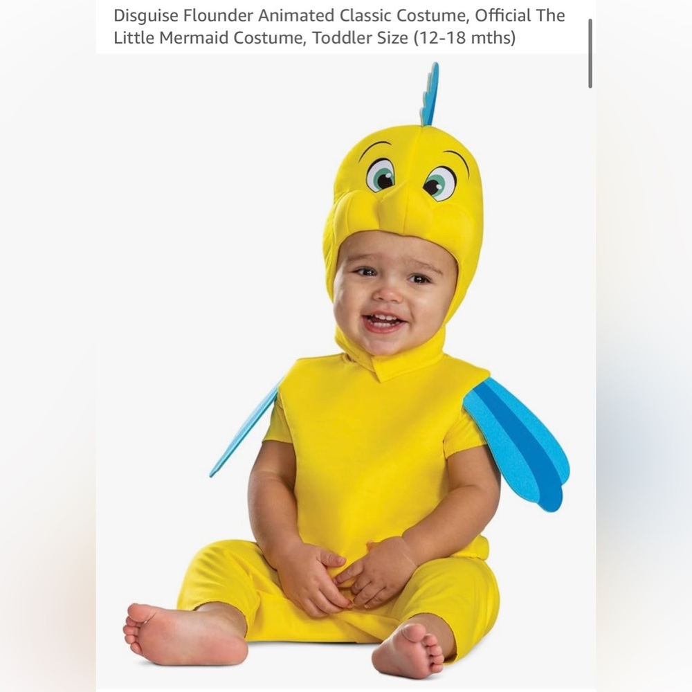 Flounder Costume | Disney| 12-18months